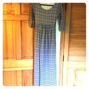 Empire waist maxi dress